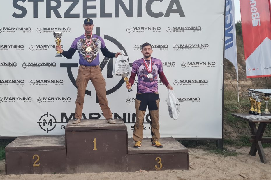 Piotra Kalbarczyk i Piotr Flis na podium