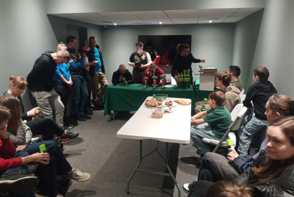 Zawody Action Air IPSC w klubie COVER - wspólne świętowanie