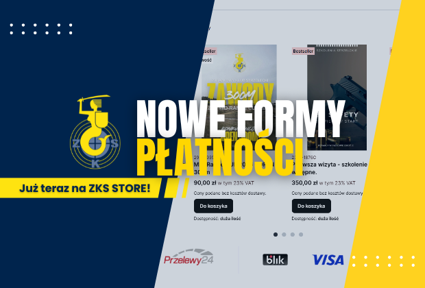 ZKS STORE - nowe formy płatności